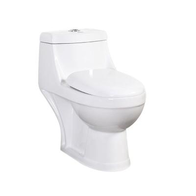 China Red Ceramic Double-Flow Luxury Pattern Bathroom Factory Manufacture Soft Flower One Piece Toilet for sale