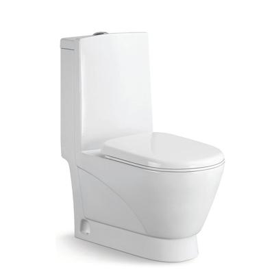 China Double-Flow China Sanitary Ware Lavatory Water Closet One Piece Toilet for sale