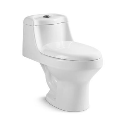 China Double-Flow Modern Sanitary White Color Ceramic Flush One Piece Toilet For Home Or Public Locations for sale