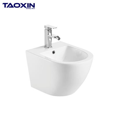 China Hot Selling European Standard Bathroom Woman WC Ceramic Bidet Wall Hung Toilet Bidet for sale