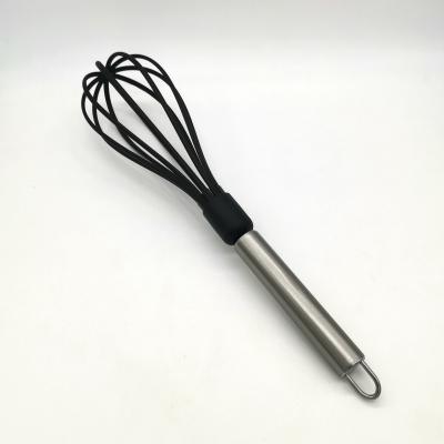 China Multifunctional Kitchen Tool Durable Multifunctional Nylon Beater Available in Colors with Custom 430 Stainless Steel Handle for Hand Mixer for sale