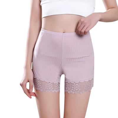 China Safety Antibacterial Middle Shorts Underwear Lase Briefs Waist Boyshorts Panties Sexy Underwear for sale