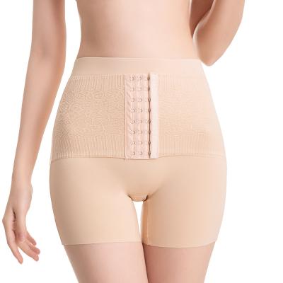 China High-waisted Women Antibacterial Maternal Underwear Breathable Antimicrobial Bellies Ice Silk Briefs Corset Breathable Pants for sale