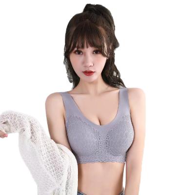 China US Size Jacquard Yarn Bra Full Cup Sexy Antibacterial Adjustable Women's Free Sizing Non-Padded Large Bra for sale