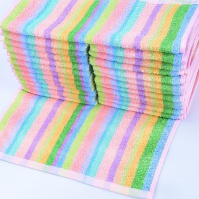 China 100% Cotton Terry Cloth Plain Dyed Small QUICK DRY Hand Towels / Face Towels for sale