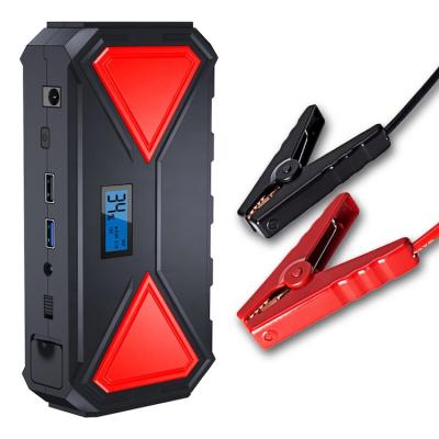 China 2023 mini jump tiktok passenger car portable laptop starter fast charging power bank with led display for universal smart phone 10000mah for sale