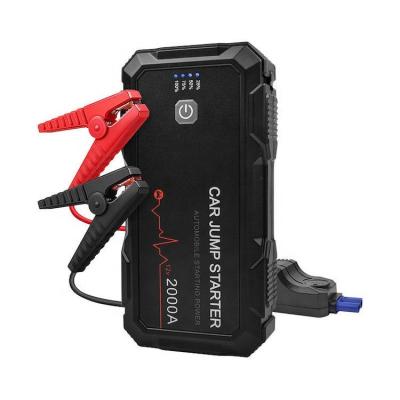 China Super capacitor g00l00 car jump starter power bank 20000mah 2000a portable power station with tire inflator for sale