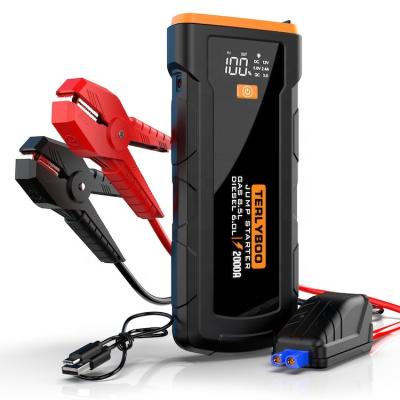 China KAICHEN Passenger Car Car Power Bank Jump Starter 20000 with Air Compress Pump Multifunctional Jump Starter for Car for sale