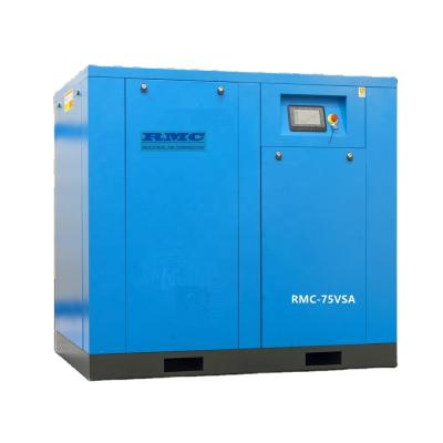 China 75kw 8bar 380v 50hz Lubricated Screw Air Compressor Ready Stock For Oxygen Plant for sale