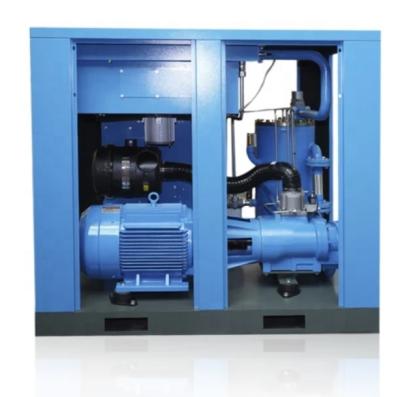 China Lubricated 105CFM / 8BAR Direct Driven Rotary Screw Air Compressor for sale