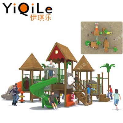 China Near Nature Playground Adult Outdoor Children Wooden Toys Outdoor Forest Series for sale