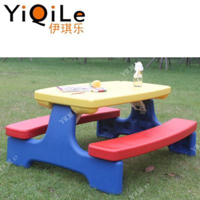 China Kindergarten Hot Selling Day Care Children Furniture Tables Set and Kids Folding Pine Table and Chair for sale