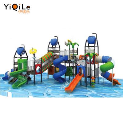 China Interesting Outdoor Water Fun Water Theme Park Water Play Equipment Kids Slides for sale