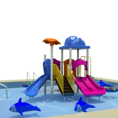 China Hot Selling Fashionable Outdoor Plastic Dog Water Slide Water Park Slides For Sale 460*460*335cm for sale