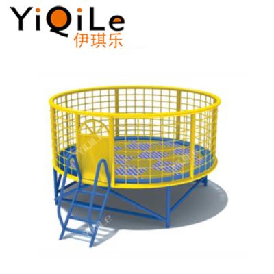 China With Best Quality Trampoline Park/Kids Bungee Jumping Park Protector Net Round Indoor Trampoline for sale