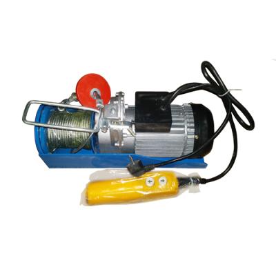 China Mini PA 200~990 Construction Hoist Wire Rope Building Hoist Winch Motor Lift Electric Winch 110v for sale