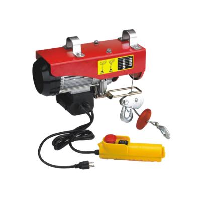 China Construction hoist good quality PA 220v 300 kg wire rope mini electric hoist for lifting people for sale