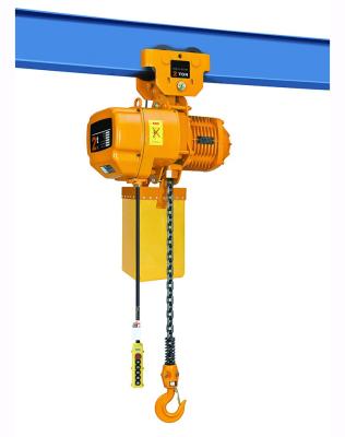 China Construction Hoist 0.5~20ton Battery Operated Hoist Electric Chain Hoist With Manual Or Electric Trolley for sale