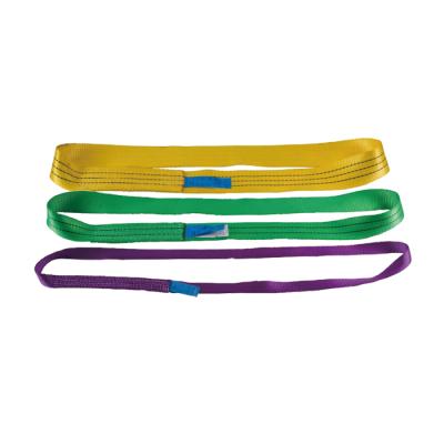 China Polyester webbing sling, sling type, polyester webbing belt lifting sling for sale