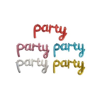 China Glorious Party Decoration Big Party Decoration Foil Balloon 44 Inch Party Letters Helium Globos Balloon United for sale