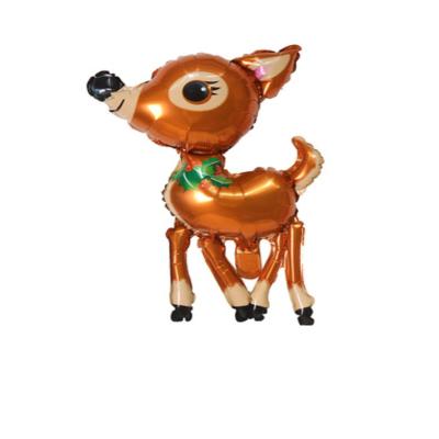 China Globos Globos Globos 2022 Christmas Decorations Cartoon Christmas Deer Foil Balloon Merry Christmas Globos for sale