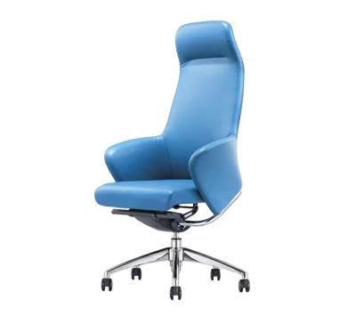 China High Quality Durable Modern Adjustable Mid Back Leather Computer Office Boss Chair PU (Height) Office Chair for sale