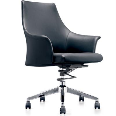 China Ergonomic (Height) Adjustable Chair Luxury Back Support Office Chair Furniture Leather Chair for sale