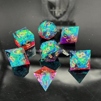 China DND /RPG low MOQ gaming customization logo font number cutting edge resin dies for sale