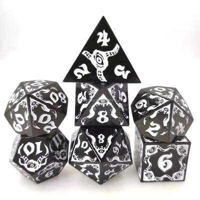 China Polyhedral dies set 7pcs metal dies sets 7pcs dnd metal dies bulk polyhedral good set for sale