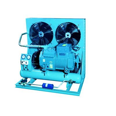 China shiny type oil free r404a refrigeration condensing unit for cold room for sale