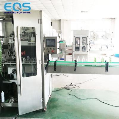 China 9000BPH PM-150 Automatic Beverage Shrink Sleeve Labeling Machine For Round And Flat Bottle for sale