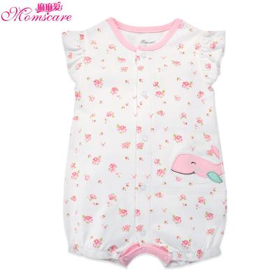 China 100% Cotton Toddler Romper Clothes Knitted Baby Short Jumpsuit for sale