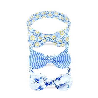 China Fashion Fitted All Color Baby Hair Accessories Big Bow Nylon Headband Baby Headbands Various Color Soft Elastic Baby Headbands For Girls for sale