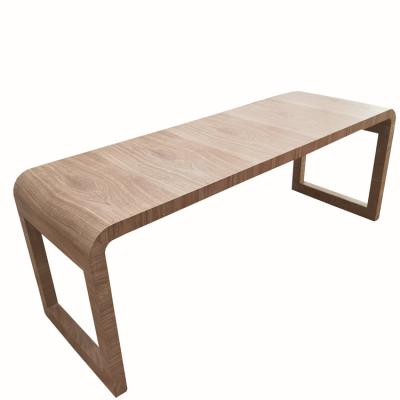 China Long Wood Veneer Wooden Coffee Tea Table Center Table For Living Room for sale