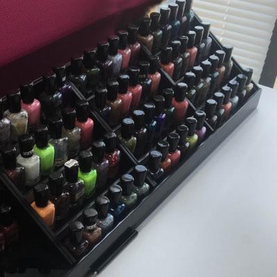 China Nail Polish Display Showcase Furniture For Cosmetic Display Customized for sale