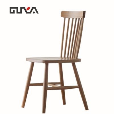 China Wholesale Stable Back Rest Kitchen Dining Chair White Wood for sale