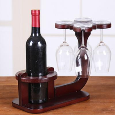 China Mini Single Wine Bottle Rack Viable Showcase for sale