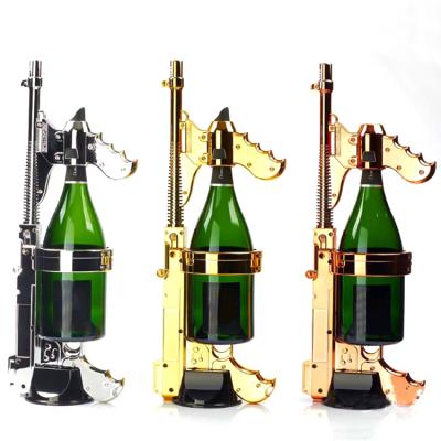 China Merchandise Deployment Champagne Holder Champagne Gun Stand Pourer for sale