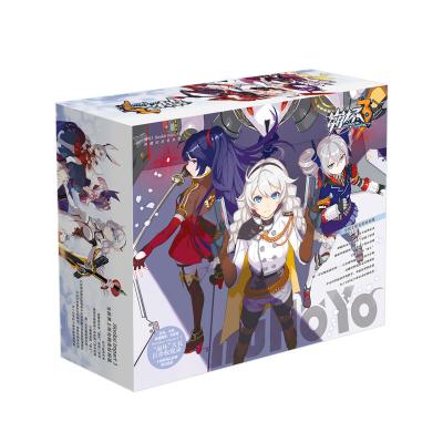 China Anime Honkai Impact 3 Cartoon Toy Gift Keychain Badge Pin Postcard Water Cup Bookmark Toy BOX Model Mirror Poster Fridge Sticker for sale