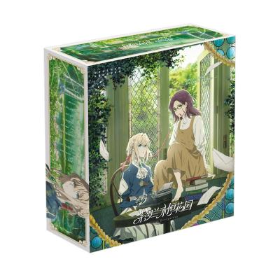 China Cartoon Toy Anime Violet Evergarden Toy Gift Box Poster Postcard Water Cup Landmark Key Chain Storage Box Toy Gift for sale