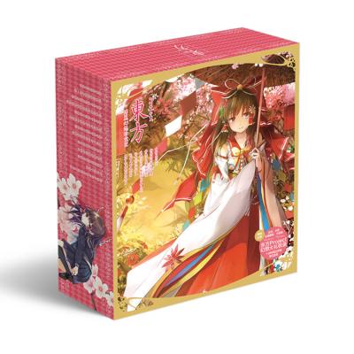 China Cartoon Toy Anime Touhou Project Gift BOX Bottle Locator Sticker Cartoon Storage Box Gift Toy Included Poster Keychain Postcards for sale