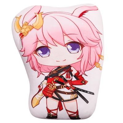 China Movie & 40cm TV Anime Honkai Impact 3 Yae Sakura Double Sided Manga Home Decoration Cushion Pillow Pillow Stuffed Plush Toy for sale