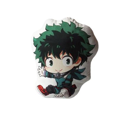 China Movie & TV Anime My Hero Academia Plush Toy Izuku Bakugou Todoroki Shorts Stuffed Doll Double Sided Pillow Toy Gift for sale