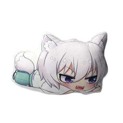 China Toy Tomoe Short Plush Stuffed Cute Anime Kamisama Love Pillow Double Sided Fox Doll Pillowcase Toy 30x50cm For Gift for sale