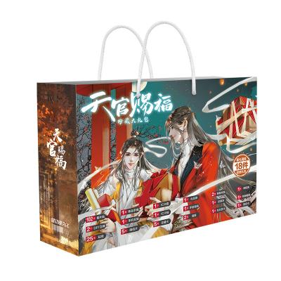 China Lucky Collecting Bag Blessing Toy To Toy Anime Heaven Official Cartoon Gift Include Postcard Poster Badge Stickers Landmark Sleeves Gift for sale