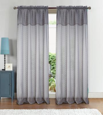 China 100% Sheer Curtains Polyester Factory Supply Curtains With Carriage Tied Drapery 80gsm Sheer Drapes For Living Room for sale