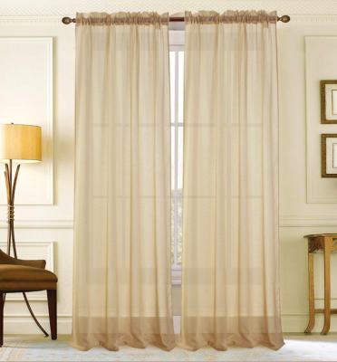 China Insulated 2022 New Polyester Cheap Window Curtains 82gsm Heavy Carriage 100% Sheer Window Curtains For Living Room for sale