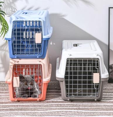 China 2022 Airline Stocked Approved Portable Pet Carrier Box Travel Cat Carrier Pet Cages, Carriers for sale