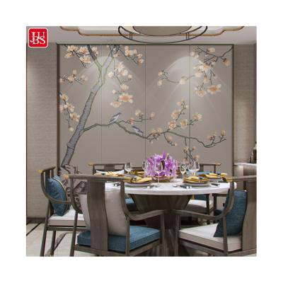 China Modern decorative wall panel background wall art wall panel heat insulation moisture-proof panel for sale