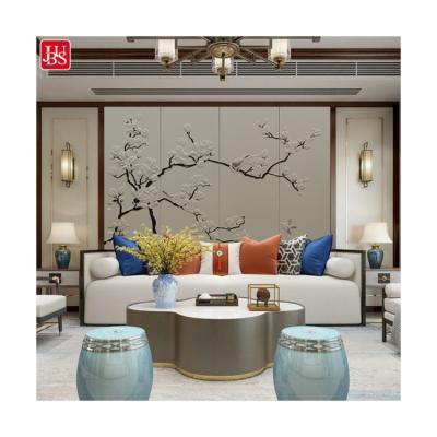 China Modern New Arrival Art Background Wall Bedroom Wallpaper Sticker Wall Papers for sale